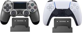 img 2 attached to 🎮 Monzlteck PS4 Controller Wall Mount - DualShock 4, Custom Design, Screw-Free Application (Single)