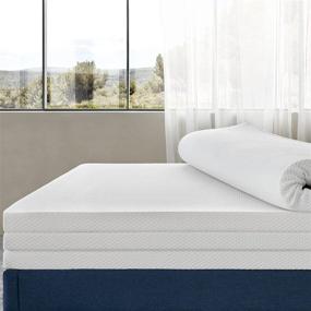 img 2 attached to 🛏️ Alloech 10 Inch Cooling Gel Memory Foam Mattress: Full Size Bed Mattress with Supportive Medium Firm Feel - In a Box, 75’’x54’’