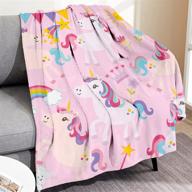 sinlley blanket unicorn toddler comfort logo