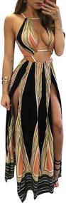 img 4 attached to BIUBIU Womens Chiffon Halter Summer Women's Clothing and Swimsuits & Cover Ups