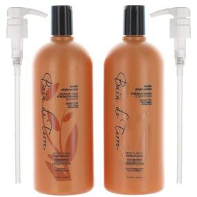 img 4 attached to 🚿 Bain de Terre Keratin Phyto-Protein Strengthening Shampoo and Conditioner - 33.8 Oz (With Pump)