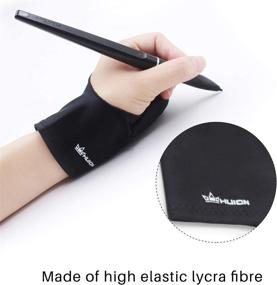 img 3 attached to HUION Artist Glove for Graphic Drawing Tablet, Light 🖌️ Box, and Tracing Light Pad - Free Size, Smudge Protection