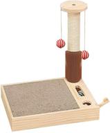 🐱 namee cat scratching posts: premium claw scratcher tower with sisal rope, toy ball, and perch - perfect adult cat and kitten tree with interactive toys and carpeted base logo