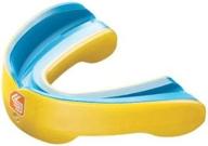 💛 ultimate protection: shock doctor gel nano convertible mouthguard in pearl yellow for adults logo