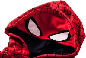 img 2 attached to Rling Spiderman Costume Hoodie Jacket: Unleash Your Inner Superhero in Style!