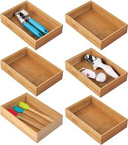 img 4 attached to MDesign Kitchen Cabinet Organizer Stackable Storage & Organization