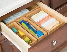 img 2 attached to MDesign Kitchen Cabinet Organizer Stackable Storage & Organization