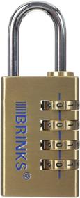 img 4 attached to 🔐 BRINKS 171-30051 Solid Brass Combination Padlock - Resettable, 30 mm