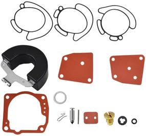img 1 attached to 🔧 High-quality Carburetor Repair Kit for Johnson Evinrude V4 V6 90-175 HP - Easy Repair Solution (Part #438996 18-7247)