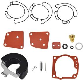 img 2 attached to 🔧 High-quality Carburetor Repair Kit for Johnson Evinrude V4 V6 90-175 HP - Easy Repair Solution (Part #438996 18-7247)