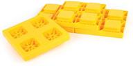 camco heavy duty leveling blocks (4 pack) - 🟨 ideal for leveling wheels, jacks, and axles - yellow, model 44501 logo