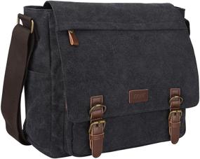 img 4 attached to S ZONE Messenger Shoulder 13 3 15Inch Briefcase