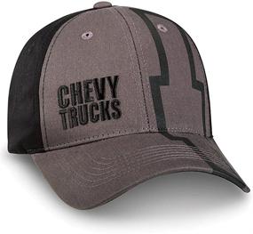 img 1 attached to 🚚 Black and Gray Chevrolet Truck Hat