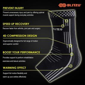 img 3 attached to 🏋️ BLITZU Fasciitis Compression: Optimal Recovery & Swelling Relief