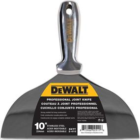 img 1 attached to 🔪 DEWALT 10" All Stainless Steel Joint Knife: Premium Polished Metal Putty Blade for Smooth Finishing, Model 2-410