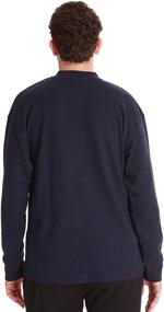 img 1 attached to Men's Charcoal Followme Thermal Henley Shirt - XL Size (55907 CHR)