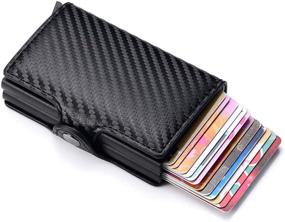 img 3 attached to 👝 Men's Accessories: Carbon Leather RFID Wallets with Anti-Theft Features