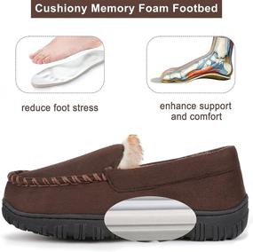 img 2 attached to Fupoia Slippers: Non-slip Moccasins for Boys' Comfort and Style