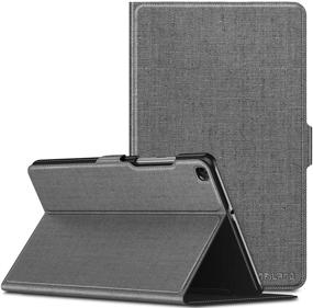 img 4 attached to 📱 Infiland Galaxy Tab A 8.0 2019 Case: Versatile Multi-Angle Case for Samsung Galaxy Tab A 8.0 2019 Release - Tablet Model SM-T290/ SM-T295/SM-T297 - Stylish Gray Design