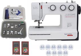 img 4 attached to 🧵 Ultimate Sewing Experience: Bernette 35 Swiss Design Sewing Machine with Exclusive Bundle!