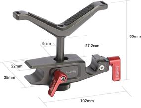 img 2 attached to 🔧 SmallRig BSL2644 Y-Bracket Lens Support: Universal Quick Release for 15mm LWS, Achieve Perfect Vertical and Horizontal Adjustment