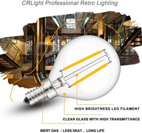 img 3 attached to 💡 CRLight Candelabra Equivalent: Dimmable Chandelier for Industrial Electrical Lighting