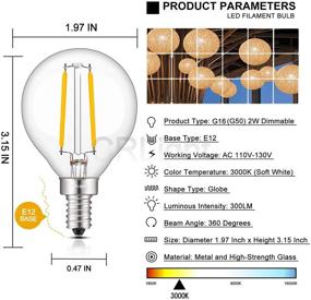 img 2 attached to 💡 CRLight Candelabra Equivalent: Dimmable Chandelier for Industrial Electrical Lighting