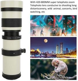 img 3 attached to 🔭 Oumij1 420-800mm F/8.3-16 Telescope Lens - Full Manual Focusing Telephoto Zoom - Nikon F Mount Camera