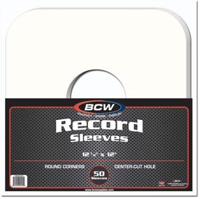 img 1 attached to Аксессуары и принадлежности BCW Brand Record White Sleeves в категории Аудио и Видео аксессуары