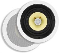 monoprice caliber ceiling speakers fiber logo