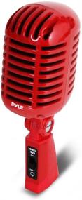 img 4 attached to 🎤 Pyle Pro PDMICR42R Red: Classic Retro Dynamic Vocal Microphone with XLR Cable - Ideal for Live Performances and In-Studio Recording