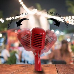 img 1 attached to 🎤 Pyle Pro PDMICR42R Red: Classic Retro Dynamic Vocal Microphone with XLR Cable - Ideal for Live Performances and In-Studio Recording