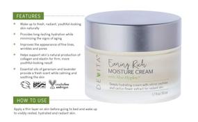 img 2 attached to 🌙 DeVita Evening Rich Moisture Cream with AloeHyplex - 100% Vegan Anti-Aging Face Cream to Reduce Fine Lines, Wrinkles, and Pores - Ideal for Normal and Dry Skin - 1.7oz