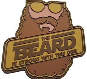 img 1 attached to 🧔 The Robust Beard: PVC Morale Patch