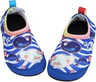 infant girls' and boys' barefoot water shoes for toddlers logo