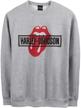 harley davidson rolling stones pullover sweatshirt logo