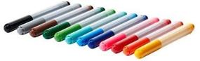 img 3 attached to Ikea Felt-tip Pen Pack, 12 Assorted Colors: Premium Quality and Value