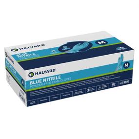 img 3 attached to 🧤 Halyard Blue Nitrile Exam Gloves: Powder-Free, Medium, 5.9 Mil (Case of 1000) - Superior Protection for Medical Professionals