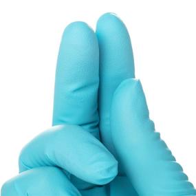 img 1 attached to 🧤 Halyard Blue Nitrile Exam Gloves: Powder-Free, Medium, 5.9 Mil (Case of 1000) - Superior Protection for Medical Professionals