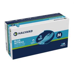 img 2 attached to 🧤 Halyard Blue Nitrile Exam Gloves: Powder-Free, Medium, 5.9 Mil (Case of 1000) - Superior Protection for Medical Professionals