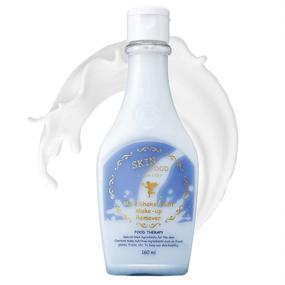 img 2 attached to 🥛 SKINFOOD Milk Point Make-up Remover 160ml (5.41 fl.oz.) - Two-Layered Makeup Cleanser, Gentle Deep Cleansing for Sensitive Eyes and Lips, Rich Moisturization and Smoothing Effects