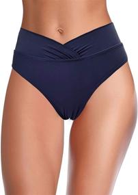 img 1 attached to 👙 Shekini Women's High Waisted Swimsuit Bottoms - Clothing, Swimsuits & Cover Ups for Women