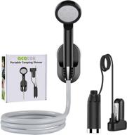 acetek portable camping shower - usb rechargeable handheld 🚿 shower for outdoors: camping, hiking, pet cleaning, car washing, watering logo