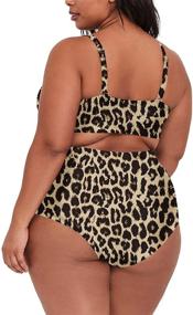 img 3 attached to 👙 Sovoyontee Womens Waisted Swimsuit: Stylish Bathing Women's Clothing in Swimsuits & Cover Ups