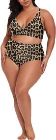 img 2 attached to 👙 Sovoyontee Womens Waisted Swimsuit: Stylish Bathing Women's Clothing in Swimsuits & Cover Ups