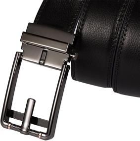 img 1 attached to ManChDa Buckle Metal Enclosed Elegant Men's Accessories for Belts