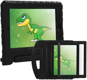 img 4 attached to Protective Kids Case for iPad 2 3 4 | Shockproof Bumper, Handle & Screen Protector
