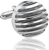 🔵 stainless steel half sphere cufflinks by urban jewelry logo