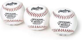 img 3 attached to ⚾ Rawlings Youth Tball or Training Baseballs - Box of 3 Tballs, TVBBOX3, White - Official Size: Enhanced Performance for Budding Ballplayers