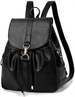 stylish leather rucksack: karresly women's handbags & wallets in fashionable backpack design logo